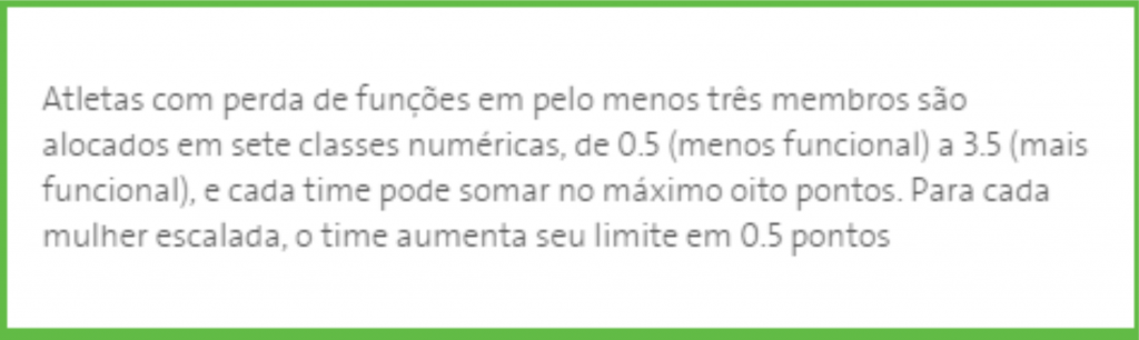 CLASSIFICAÇÃO RUBGY