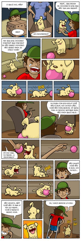o menino e o cão perfeicao